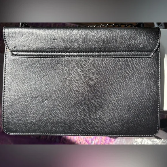 Foley + Corinna Black Spiked Studded Shoulder Bag Spikes Punk Goth - Picture 7 of 17